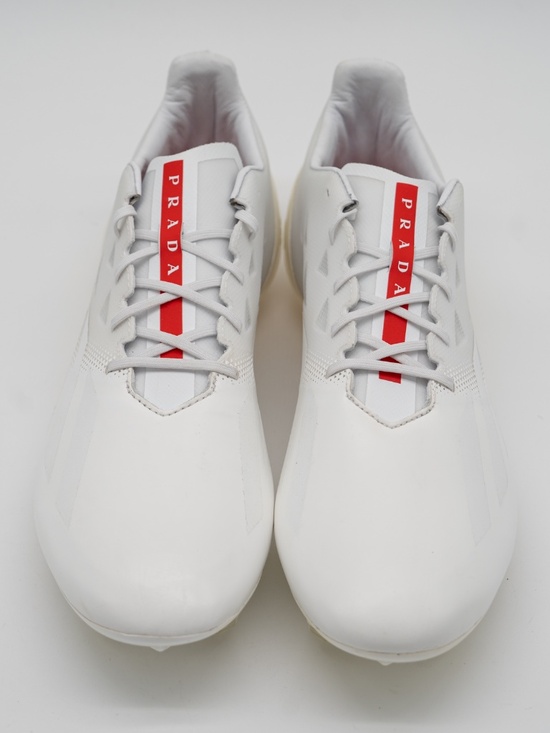Adidas x Prada X Crazyfast Lux.1 FG Silver White Red IE3178 Men\'s Size 12 US main image 10